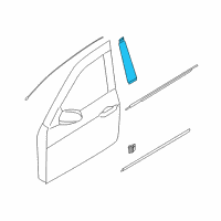 OEM 2015 Kia K900 GARNISH Assembly-Dr FRAM Diagram - 822503T000
