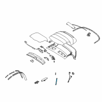 OEM 2004 BMW Z4 Gas Pressurized Spring Diagram - 54-31-7-111-155