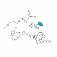 OEM Ford Focus Caliper Diagram - 6S4Z-2552-AA