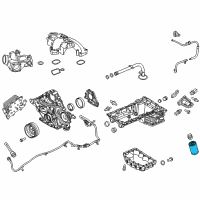 OEM 2021 Ford F-250 Super Duty Oil Filter Diagram - BC3Z-6731-B