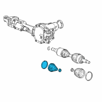 OEM 2019 GMC Canyon Inner Boot Diagram - 23474673