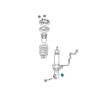 OEM 2005 Ford Expedition Knuckle Nut Diagram - -W520217-S441