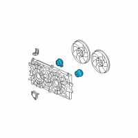 OEM 2005 Chevrolet Impala Fan Motor Diagram - 89019111