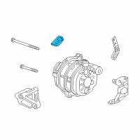 OEM 2013 Acura ILX Stay, Connector Diagram - 31124-R1A-A00