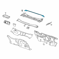 OEM 2013 Chevrolet Malibu Rear Weatherstrip Diagram - 25911885