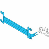 OEM Ford Freestyle Transmission Cooler Diagram - 5F9Z-7A095-AC
