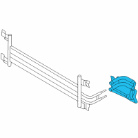 OEM Ford Five Hundred Cooler Line Diagram - 5F9Z-7R081-AA