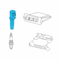 OEM 2006 Mercury Mariner Ignition Coil Diagram - 2M2Z-12029-AC