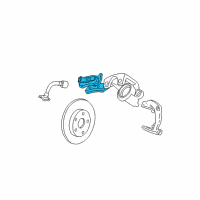 OEM 1999 Jeep Grand Cherokee Shoe Kit-Rear Disc Brake Diagram - 5011970AC