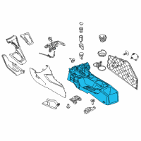 OEM Ford Center Console Diagram - BM5Z-58045A36-MB