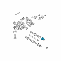 OEM 2005 Ford Explorer Inner Boot Diagram - 1L2Z-4L537-AA