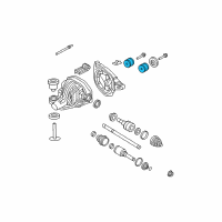 OEM 2009 Mercury Mountaineer Rear Insulator Diagram - 7L2Z-4B425-A