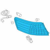 OEM 2007 Toyota Camry Lens & Housing Diagram - 81561-33490