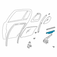 OEM 2003 Toyota Prius Lower Channel Diagram - 69905-47010