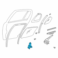 OEM Toyota Prius Window Motor Diagram - 85710-47011