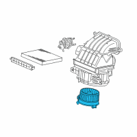 OEM Acura RDX Motor Assembly With F Diagram - 79310-TR6-A71