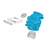 OEM Acura ILX Blower Sub-Assembly Diagram - 79305-TX6-A41