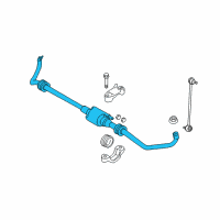 OEM BMW 535i Active Stabilizer Bar Diagram - 37-11-6-781-424