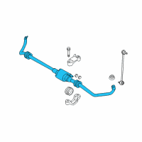 OEM BMW 740i Active Stabilizer Bar Diagram - 37-11-6-781-424