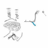 OEM 2020 Dodge Journey Hose-Fuel Filler Diagram - 68039532AA