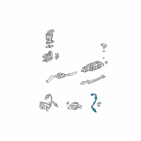 OEM Honda Fit Sensor, Middle Oxygen Diagram - 36532-RME-A01