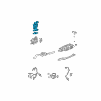 OEM 2008 Honda Fit Valve Set, EGR Diagram - 18011-RME-A00