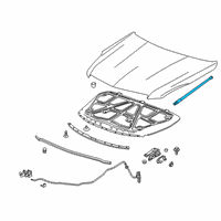 OEM 2018 Cadillac XTS Support Strut Diagram - 84023903