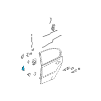 OEM 2008 Pontiac G6 Lower Hinge Diagram - 15929360