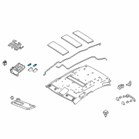 OEM 2020 Toyota Yaris Map Lamp Bulb Diagram - 90118-WB706