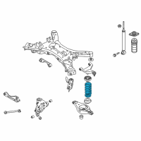 OEM 2010 Nissan Murano Spring - Rear Suspension Diagram - 55020-1AV0C