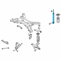 OEM 2010 Nissan Murano ABSORBER Kit - Shock, Rear Diagram - E6210-1TZ0B