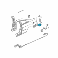 OEM Acura CL Adapter, Fuel Cap Diagram - 63915-S3M-A00ZZ