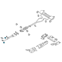 OEM 2022 Ford Ranger Converter Nut Diagram - -W714265-S442