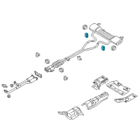 OEM Lincoln Continental Hanger Diagram - GD9Z-5A262-A