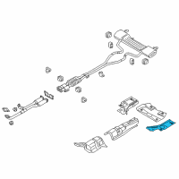 OEM 2019 Lincoln Continental Heat Shield Diagram - G3GZ-99112B28-B