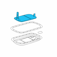 OEM 2003 Cadillac CTS Filter Diagram - 96041844