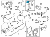 OEM 2021 Lincoln Corsair Pressure Feedback Sensor Diagram - KA1Z-5L200-A