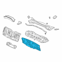 OEM Honda Odyssey Dashboard (Lower) Diagram - 61500-S0X-A01ZZ