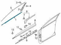 OEM 2021 Kia Sorento W/STRIP Assembly-Fr Dr B Diagram - 82220R5011
