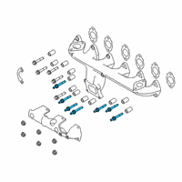 OEM Ram Bolt-Double Ended Diagram - 68447794AA