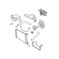 OEM Oldsmobile Bravada Filler Cap Diagram - 15075565