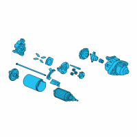 OEM 2016 Acura RDX Starter (Reman) (Denso) Diagram - 06312-R8A-505RM