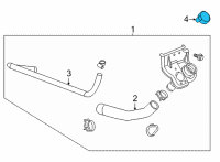 OEM 2020 GMC Sierra 2500 HD Cap Asm-Fuel Tank Filler Lock Diagram - 20968135