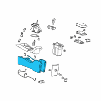 OEM Console Diagram - 15875674