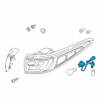 OEM 2022 Kia Sportage Rear Holder & Wiring Diagram - 92480D9510