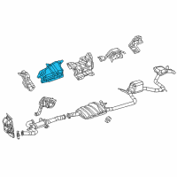 OEM 2019 Chrysler Pacifica Shield-Exhaust Diagram - 68237179AA