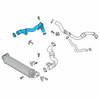 OEM Lincoln Aviator Front Duct Diagram - L1MZ-6C646-D