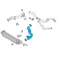 OEM Lincoln Aviator Outlet Tube Diagram - L1MZ-6F073-C