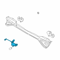 OEM Kia Stinger Holder & Wiring-Rear Diagram - 92490J5000