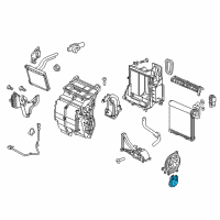 OEM 2020 Honda HR-V Motor Assembly, Air Mix Diagram - 79160-T5R-A41